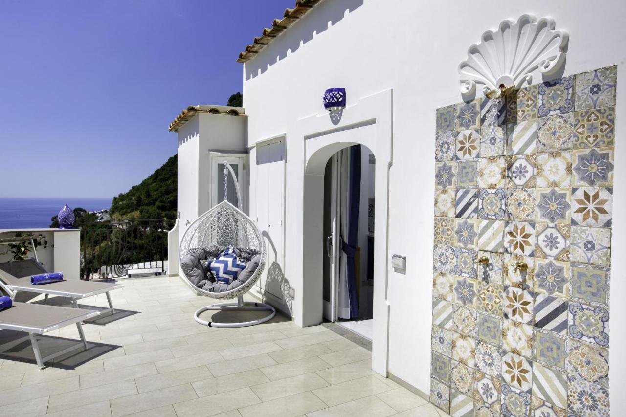Estate4Home - Villa Settemari Scrigno 波西塔諾 外观 照片